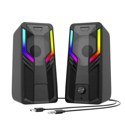 Desktop-HiFi-Bluetooth-Lautsprecher Mini-Stereo-tragbarer 2.0-Computer-USB-PC-Lautsprecher